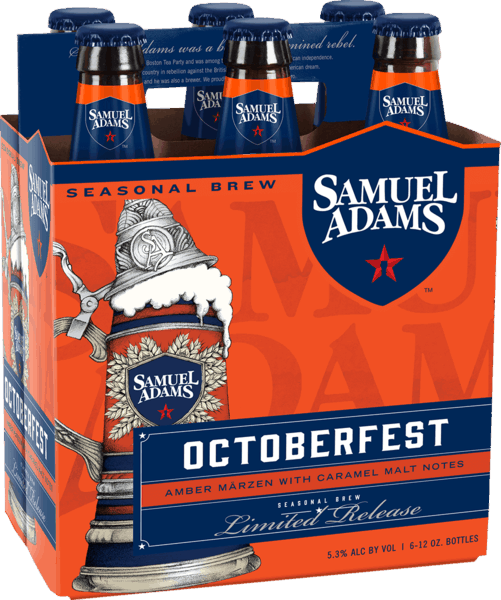 $1.00 for Samuel Adams® OctoberFest. Offer available at multiple stores.