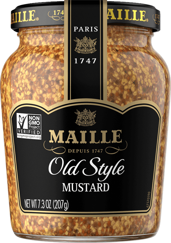 0.75 for Maille Old Style Mustard. Offer available at multiple stores