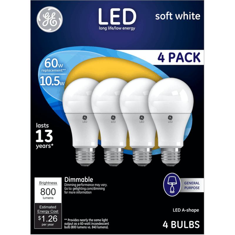 $1.00 for GE LED Light Bulbs. Offer available at multiple stores.