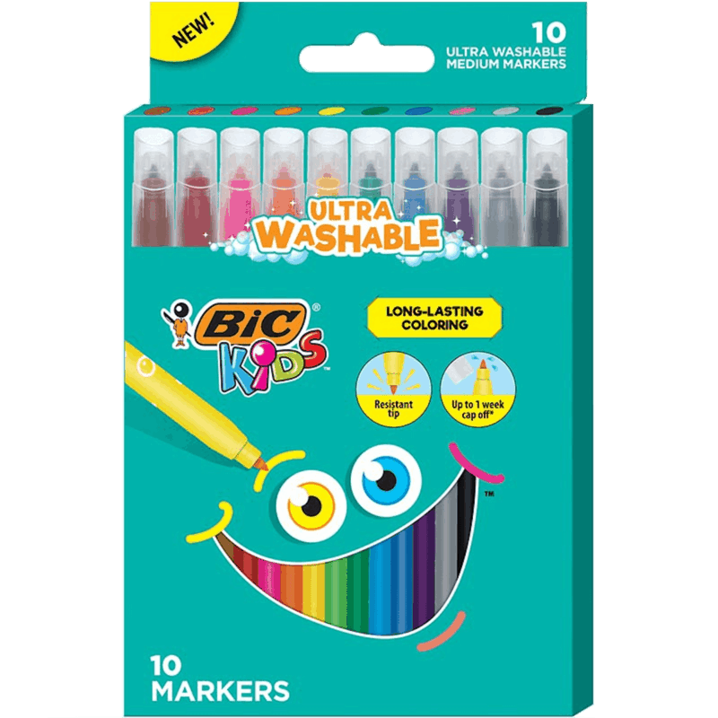 1.00 for BIC Kids LongLasting Coloring Markers. Offer available at