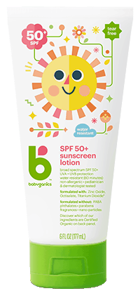 $2.00 for Babyganics® Sunscreen Lotion, SPF 50+. Offer available at Walmart.