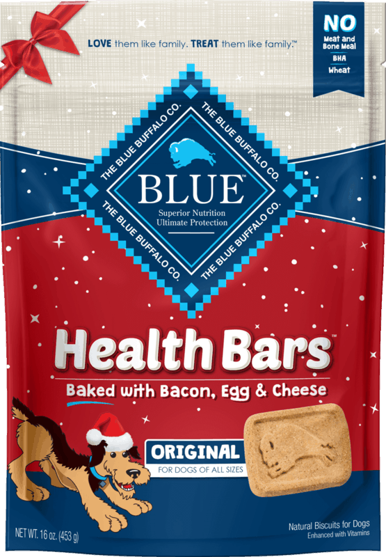 $0.60 for Blue Buffalo Health Bars Dog Treats. Offer available at Walmart, Walmart Online.