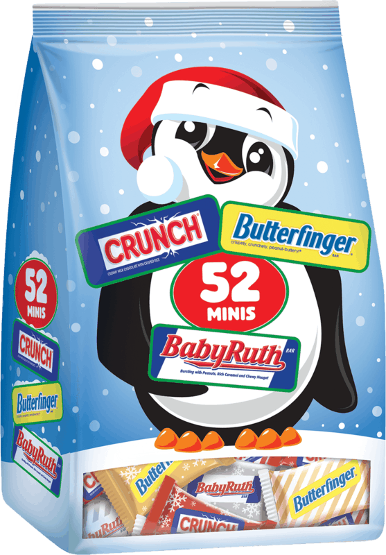 $1.50 for Assorted Butterfinger, Crunch and Baby Ruth Holiday Minis. Offer available at Walmart.