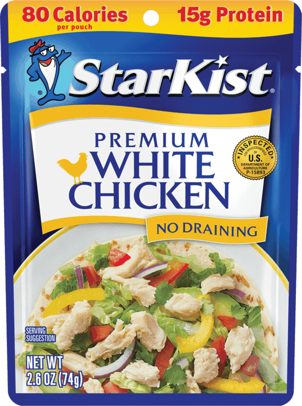 $0.50 for StarKist Premium White Chicken. Offer available at multiple stores.