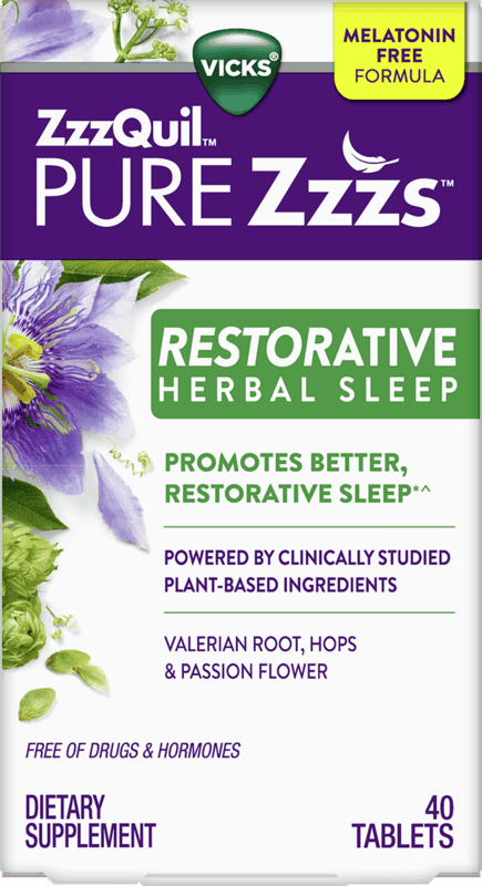 $2.00 for ZzzQuil PURE Zzzs Restorative Herbal Sleep Tablets. Offer available at multiple stores.