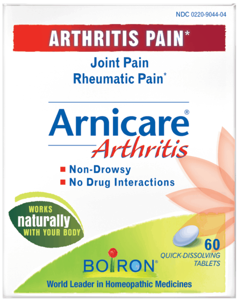 $2.00 for Boiron® Arnicare® Arthritis. Offer available at CVS Pharmacy, Harris Teeter.