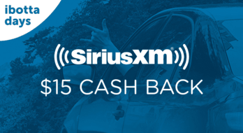 $15.00 for SiriusXM. Offer available at SiriusXM.