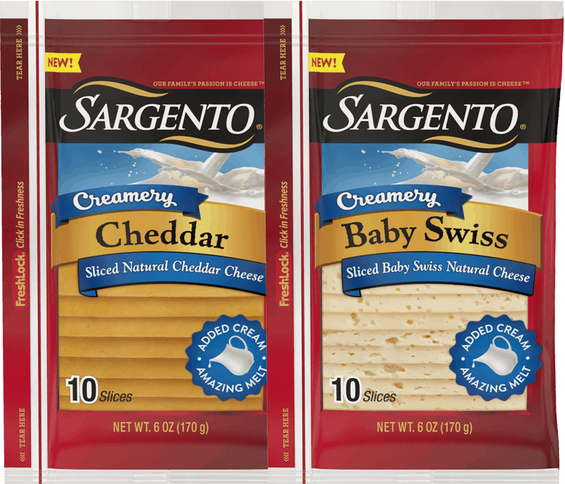 $1.00 for Sargento Creamery Sliced Cheese. Offer available at Walmart, Walmart Pickup & Delivery.