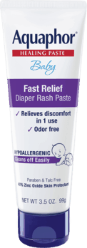 aquaphor baby fast relief diaper rash paste