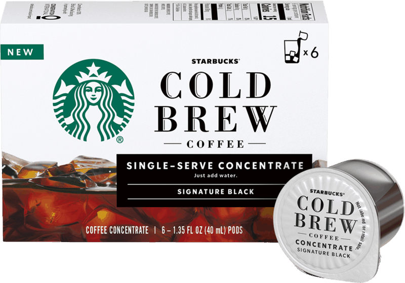 $2.00 for Starbucks Cold Brew Coffee Single-Serve Concentrate. Offer available at multiple stores.