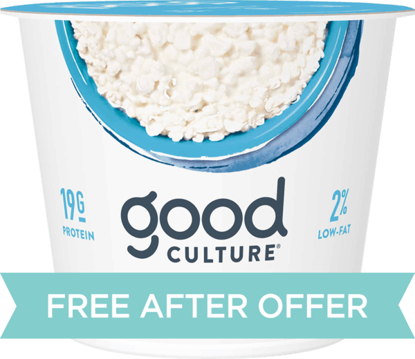 $1.66 for Good Culture® Cottage Cheese. Offer available at Publix.