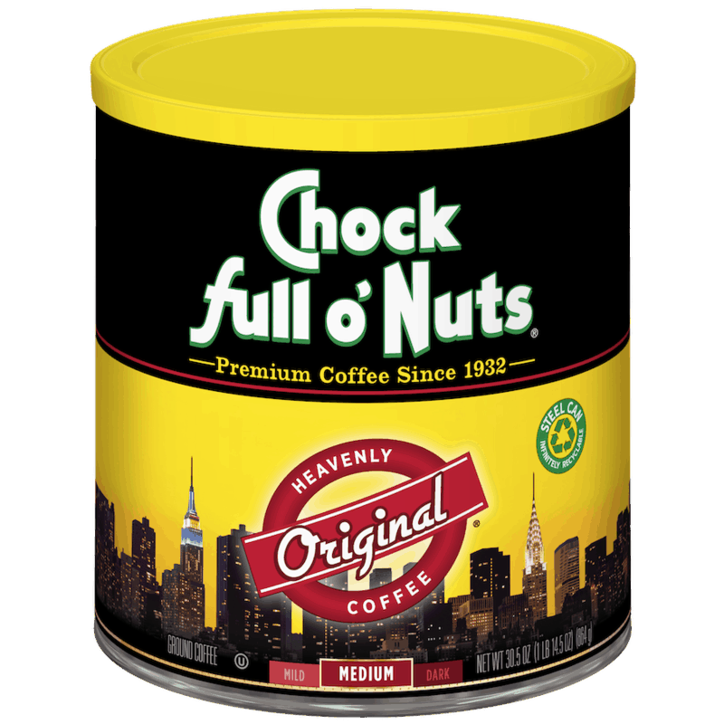 $2.00 for Chock full o’Nuts Ground Coffee. Offer available at Walmart, Walmart Pickup & Delivery.