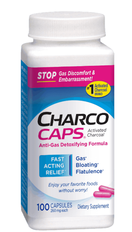 $2.00 for CharcoCaps®. Offer available at Walgreens, CVS Pharmacy.