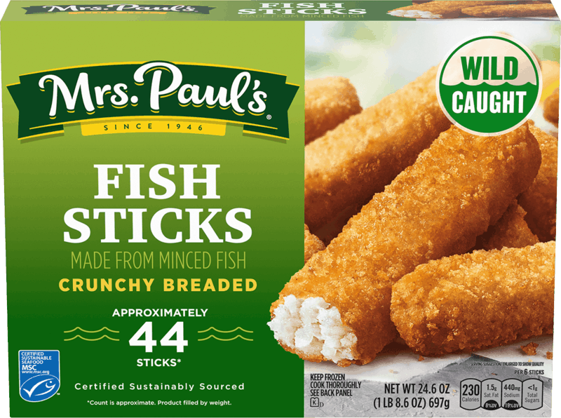 $0.50 for Mrs. Paul's Fish Products. Offer available at Walmart, Walmart Pickup & Delivery.