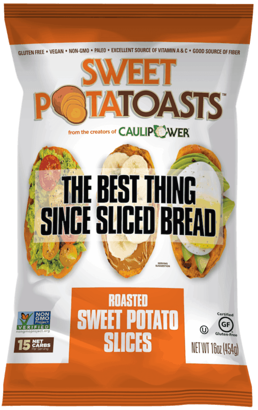 $1.00 for CAULIPOWER Sweet PotaTOASTS. Offer available at multiple stores.