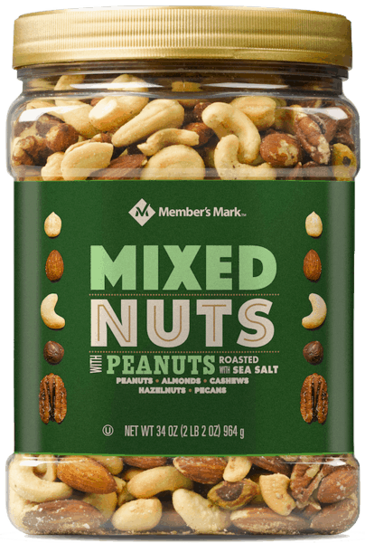 $2.50 for Member's Mark™ Mixed Nuts. Offer available at Sam&#39;s Club.