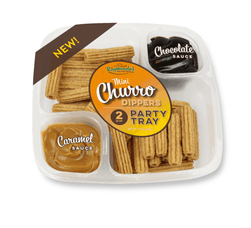 $2.00 for Raymundo's™ Mini Churro Dippers Party Tray. Offer available at Walmart.