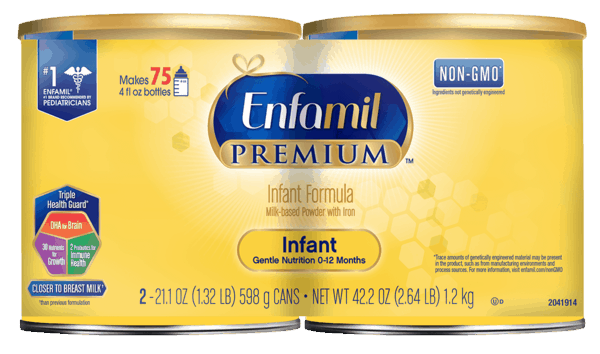 $10.00 for Enfamil Premium® Infant Formula Powder. Offer available at Costco, Sam&#39;s Club, BJ&#39;s.