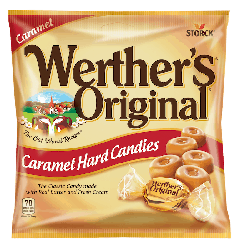 $0.25 for Werther's Original Hard or Filled Caramels. Offer available at multiple stores.