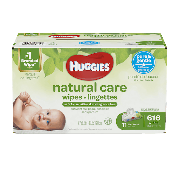 $0.50 for Huggies® Baby Wipes. Offer available at Walmart.