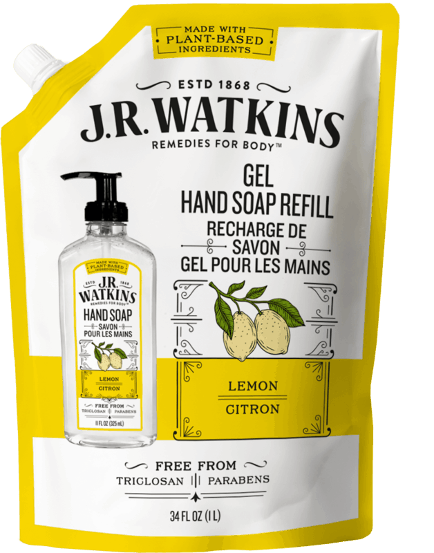 $1.00 for J.R. Watkins Hand Soap Refill Pouch. Offer available at multiple stores.