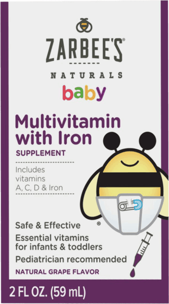 $1.00 for Zarbee’s® Baby Multivitamin with Iron. Offer available at multiple stores.