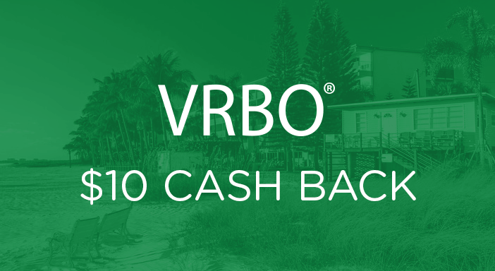 $10.00 for VRBO. Offer available at VRBO.