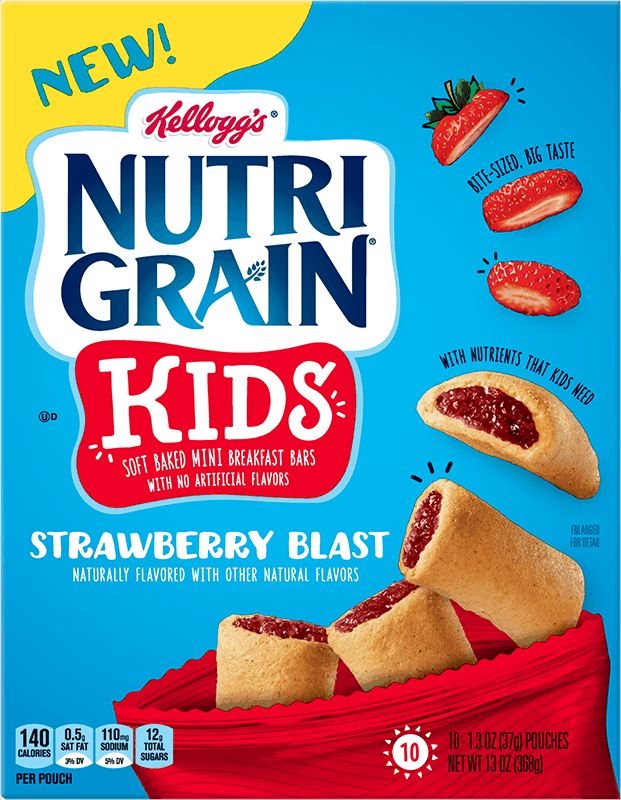 $1.00 for Kellogg's® Nutri-Grain® Kids. Offer available at multiple stores.