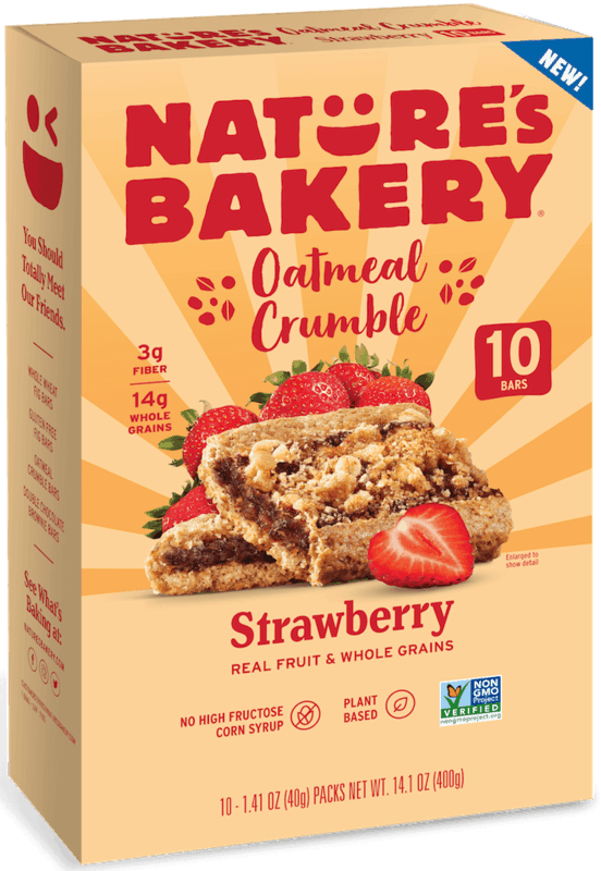 $1.50 for Nature's Bakery Oatmeal Crumble. Offer available at Walmart.