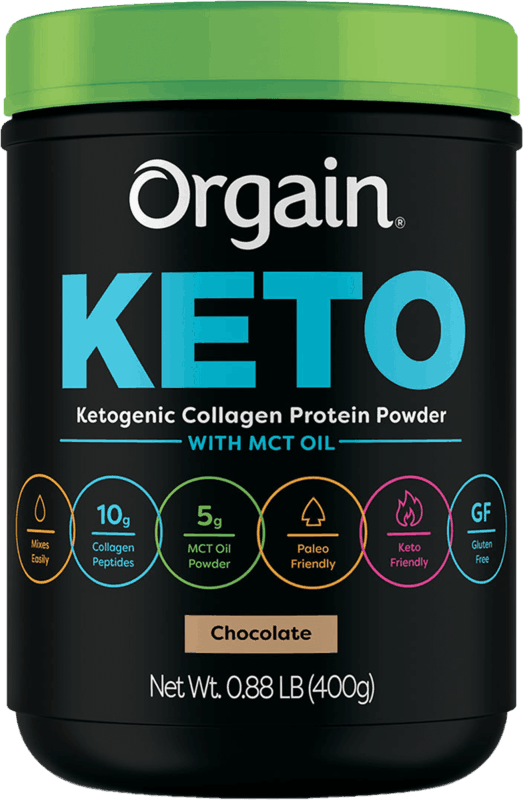 $4.00 for Orgain Keto Collagen Protein Powder. Offer available at multiple stores.