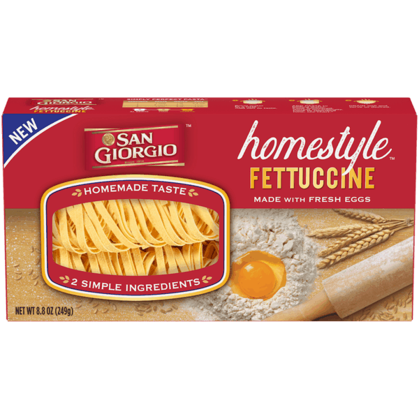 $0.75 for San Giorgio® Homestyle™. Offer available at Kroger, Food4Less.