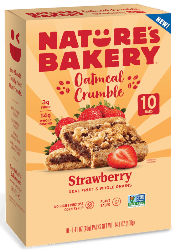 $1.50 for Nature's Bakery Strawberry Oatmeal Crumble. Offer available at Walmart, Walmart Pickup & Delivery.