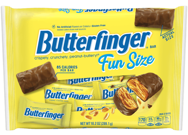 $1.50 for Butterfinger Fun Size. Offer available at multiple stores.