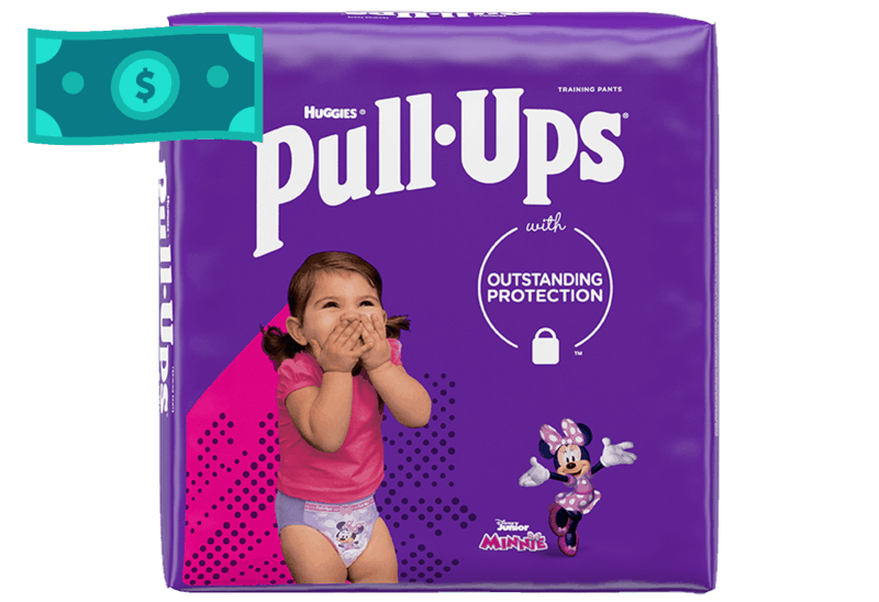 $1.00 for Huggies Pull-Ups. Offer available at multiple stores.