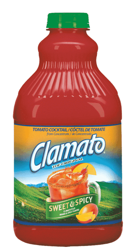 $0.75 for Clamato® Sweet & Spicy. Offer available at multiple stores.