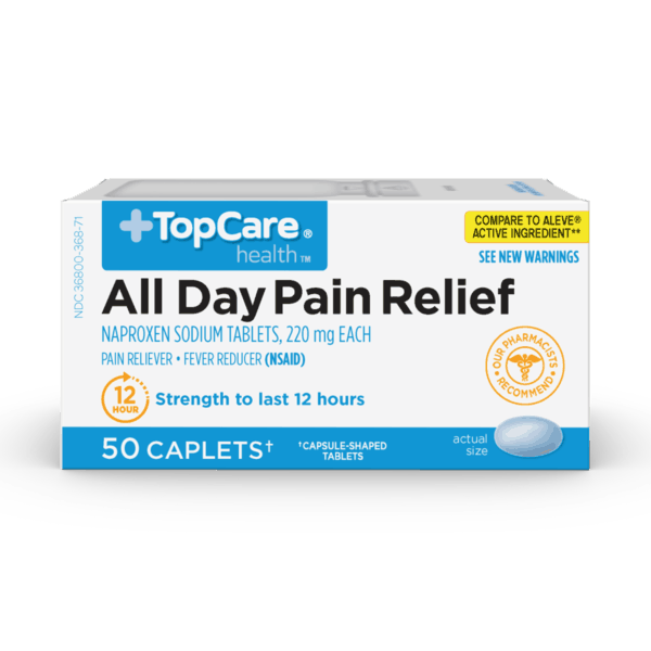 $1.00 for All Day Pain Relief. Offer available at multiple stores.