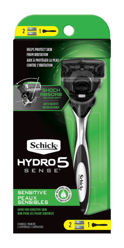 $3.00 for Schick&reg; Men's Hydro 5 Sense&reg; Razor. Offer available at multiple stores.