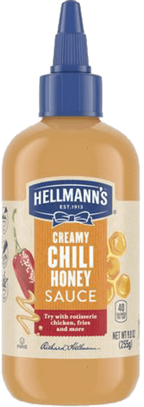 $1.00 for Hellmann's Creamy Chili Honey Sauce. Offer available at H-E-B, H-E-B Online.