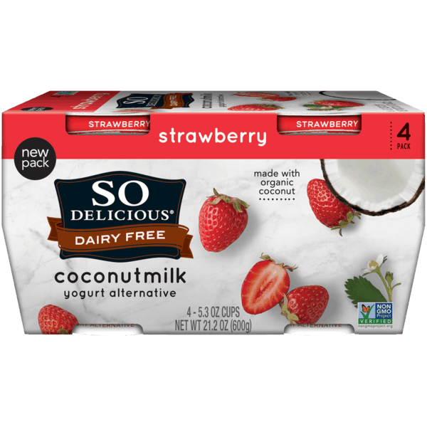 $1.00 for So Delicious Dairy Free Yogurt. Offer available at multiple stores.