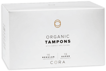 $1.00 for Cora® Premium Organic Cotton Tampons. Offer available at Target.