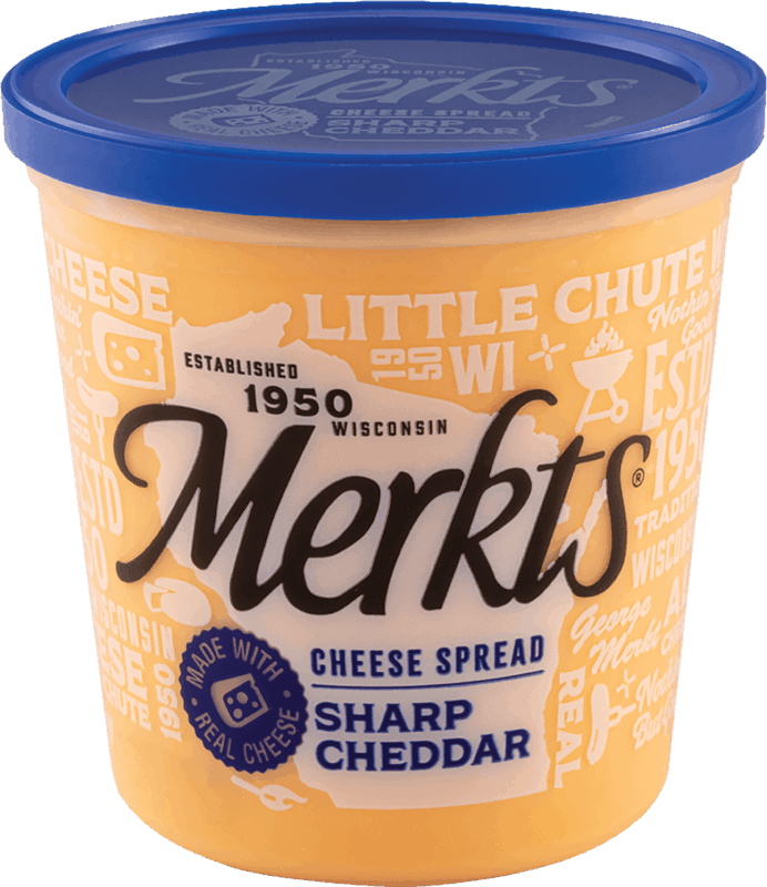 $1.00 for Merkts Cheese Spread. Offer available at Walmart, Jewel-Osco, Walmart Pickup & Delivery.