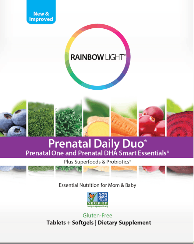 $4.00 for Rainbow Light® Prenatal Daily Duo™. Offer available at Walmart.