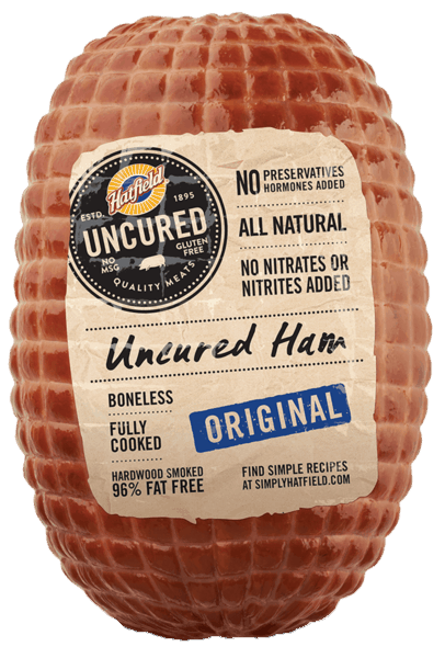 $1.50 for Hatfield® Uncured Boneless Ham. Offer available at multiple stores.