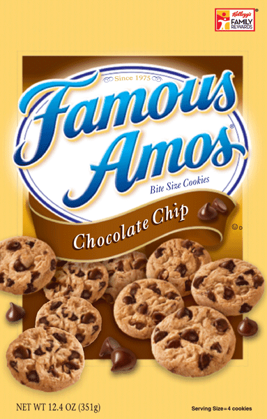 $0.75 for Famous Amos® Cookies. Offer available at Walmart.