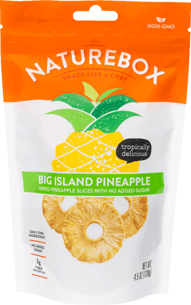 $1.00 for NatureBox Big Island Pineapple. Offer available at Safeway, Target, Sprouts Farmers Market, Cost Plus.