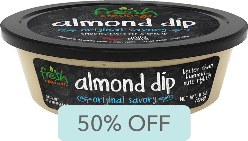 $1.75 for Fresh Cravings® Almond Dip. Offer available at Walmart.