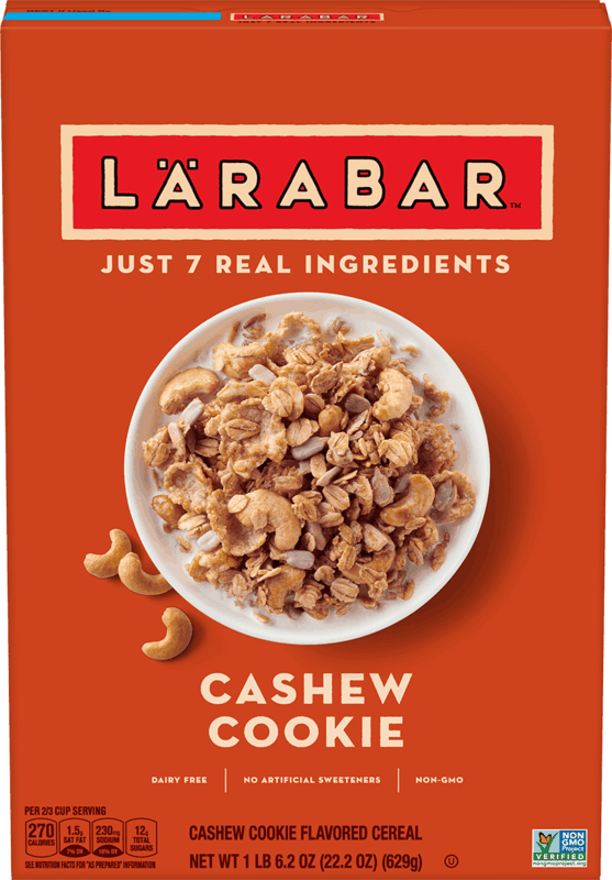 $2.00 for Larabar Cereal. Offer available at Walmart, Walmart Pickup & Delivery.