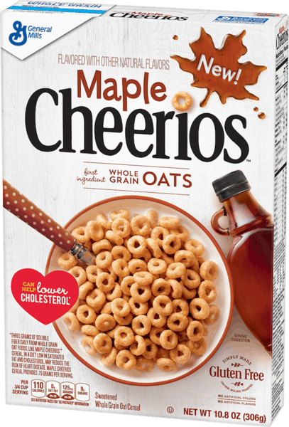 $1.00 for Maple Cheerios™ & Peanut Butter Chocolate Blasted Shreds™. Offer available at Wegmans.