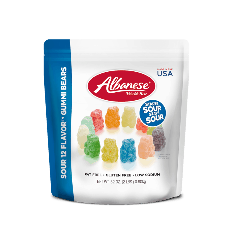 $1.00 for Albanese Sour 12 Flavor Gummi Bears and 12 Flavor Mini Gummi Worms. Offer available at Walmart.