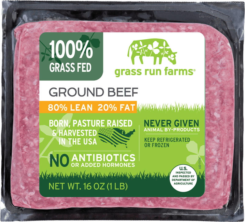 $0.50 for Grass Run Farms Ground Beef. Offer available at Festival Foods.